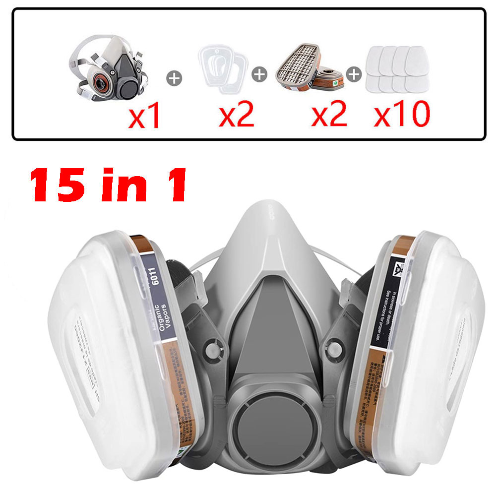 Dust Mask Construction - Gas Mask 6200 Set Vehicle Painting