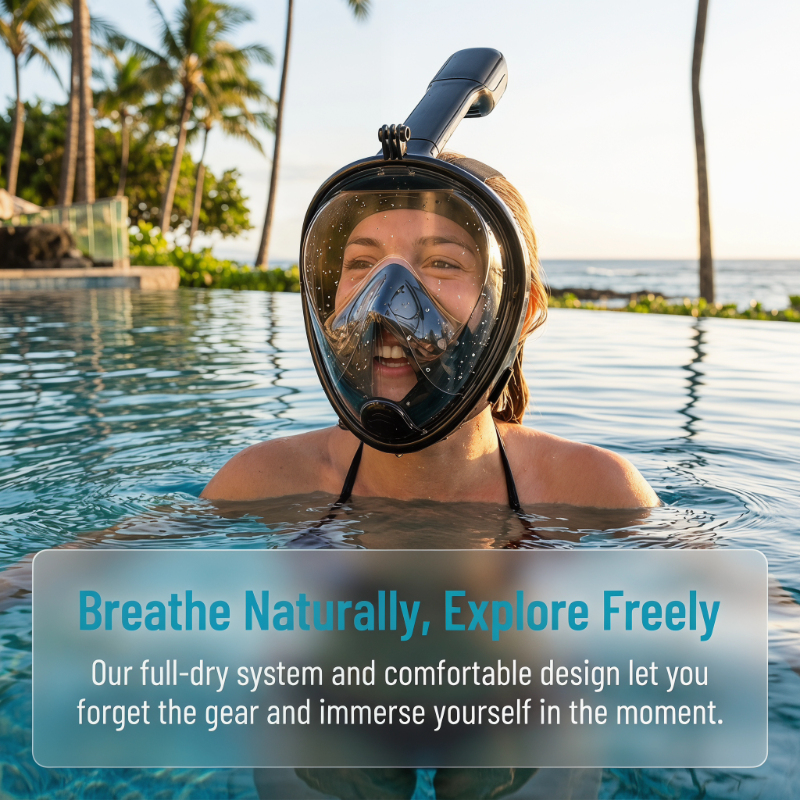 Safe Waterproof Snorkeling Div - Anti Pollution Mask review and price
