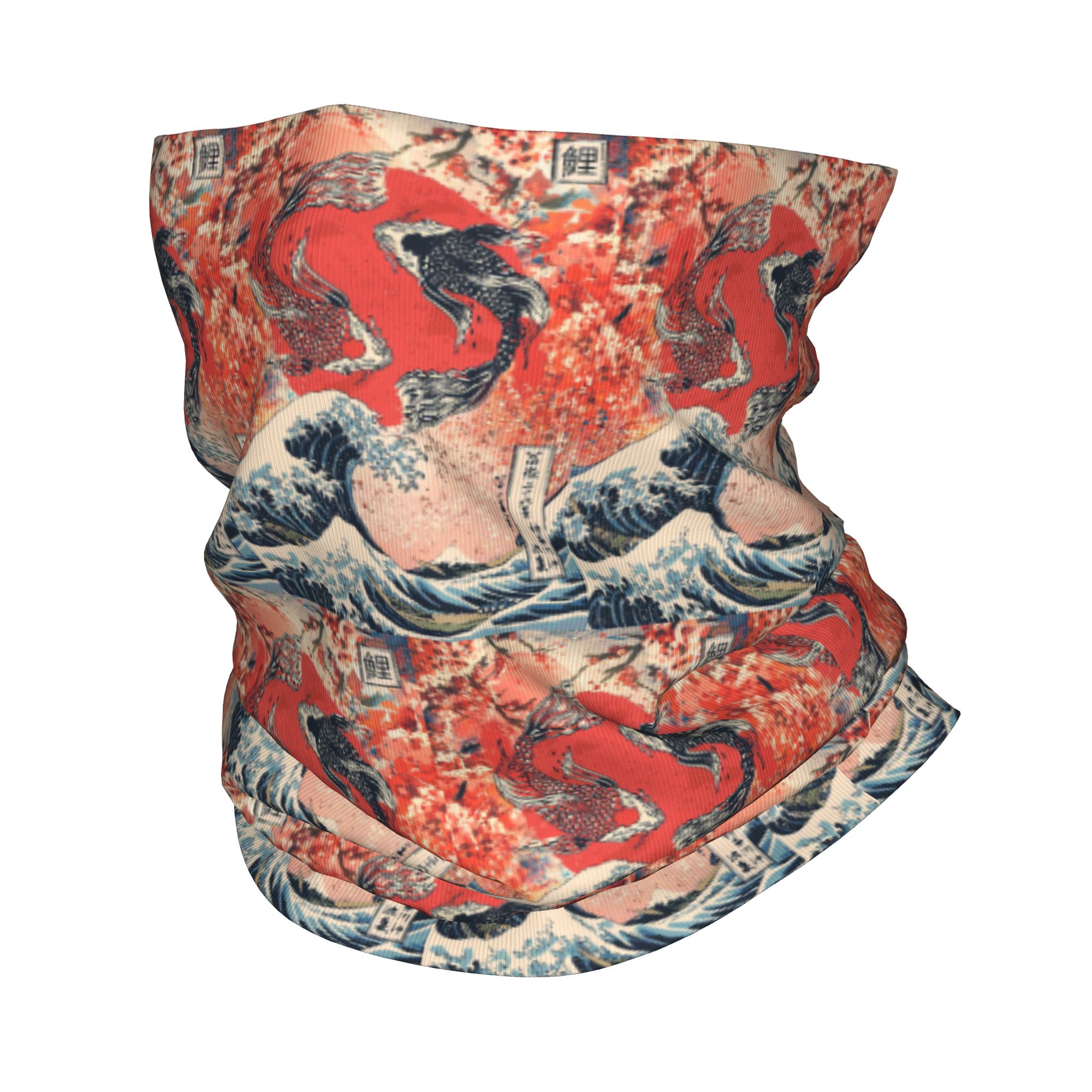 Koi Fish and Great Wave off Ka - Sports Mask Breathable review and price
