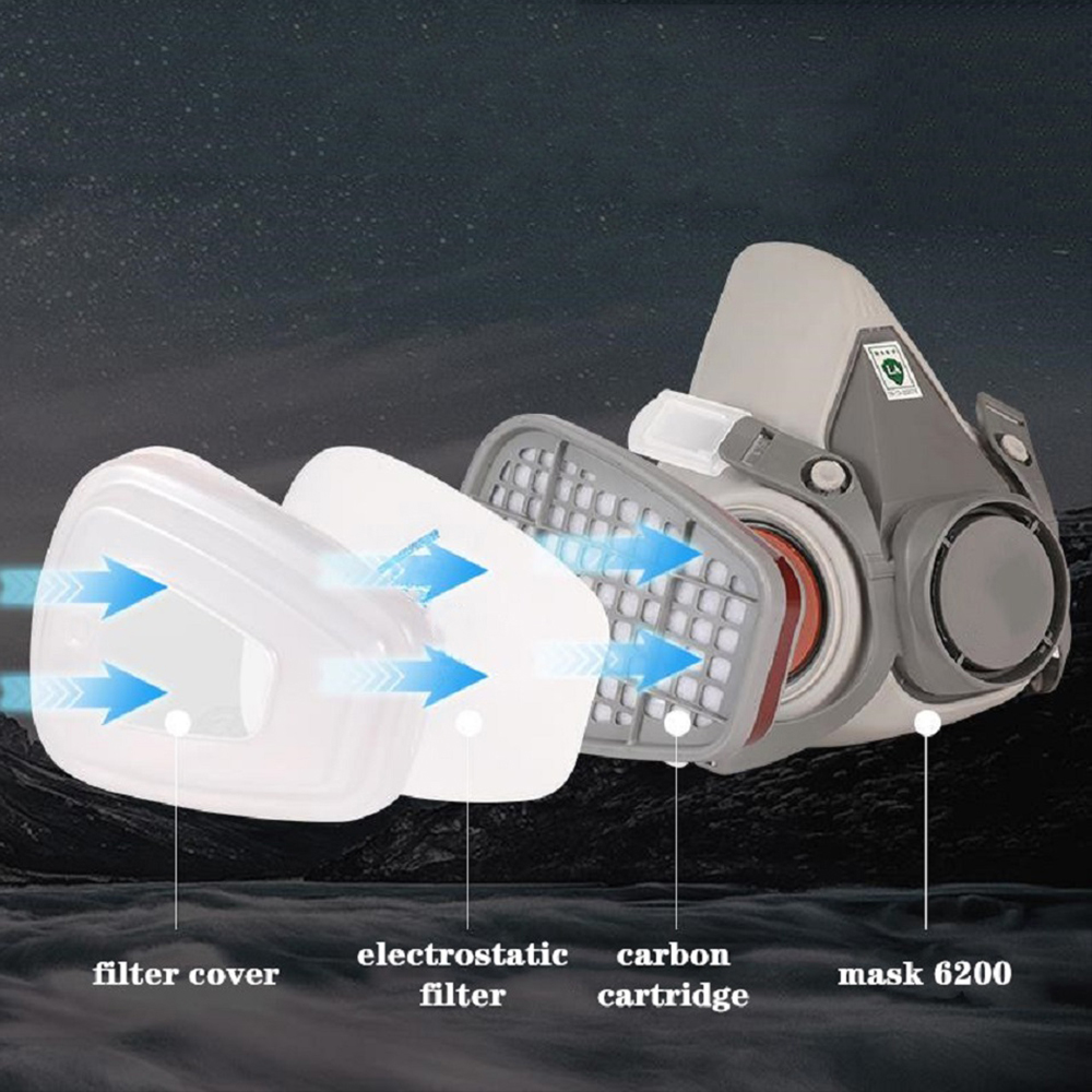 6200 Chemical Half Face Dustpr - Dust Mask Construction review and price