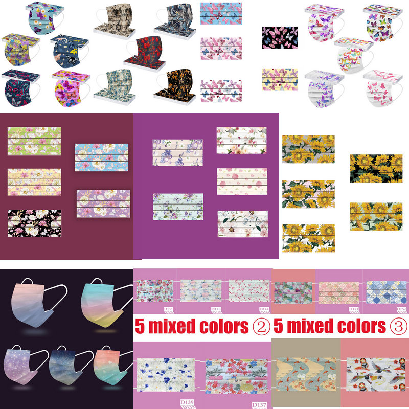 CE Print Beauty Wholesale Fish - Disposable Surgical Mask review and price