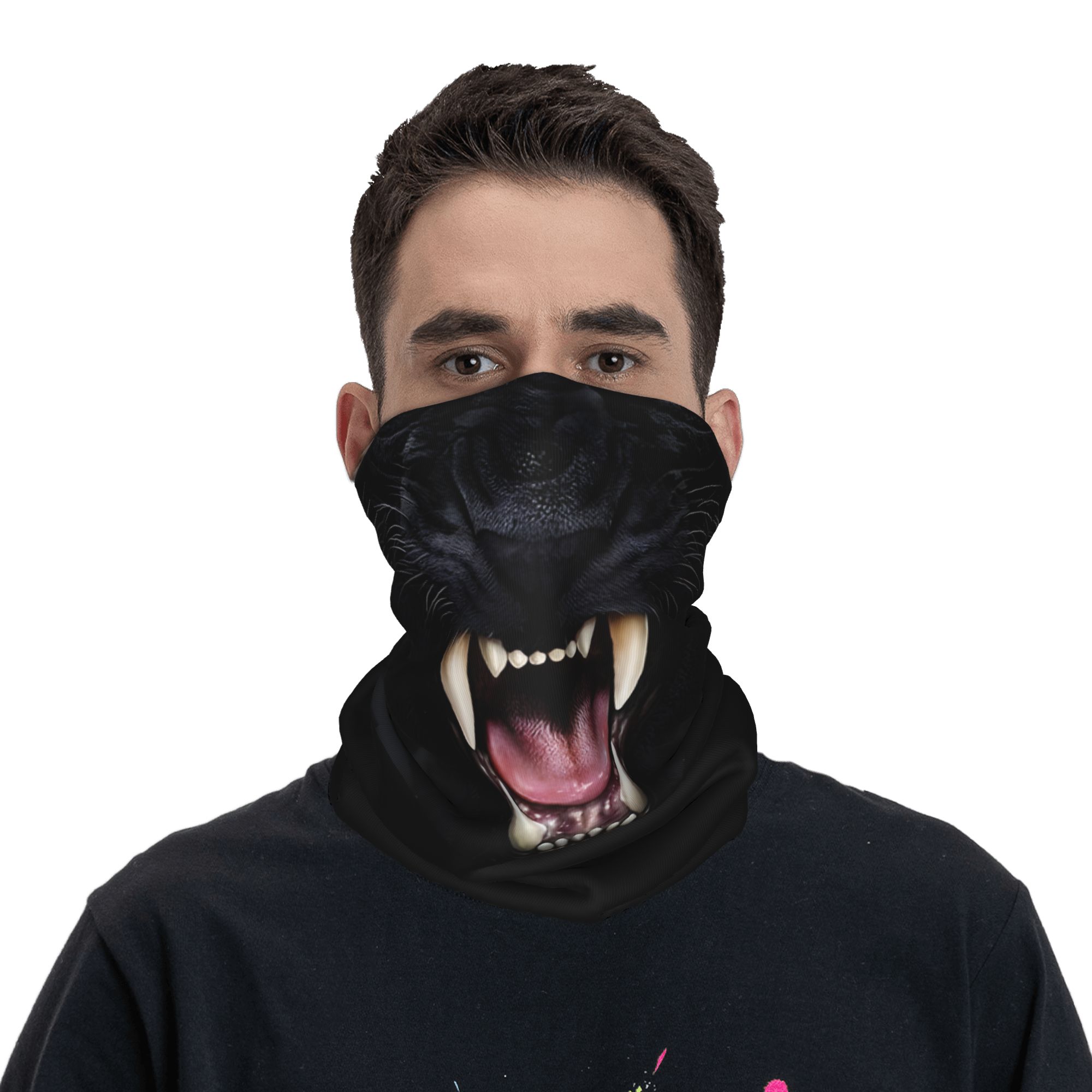 Custom Black Panther Animal He - Neck Gaiter Face Cover review and price