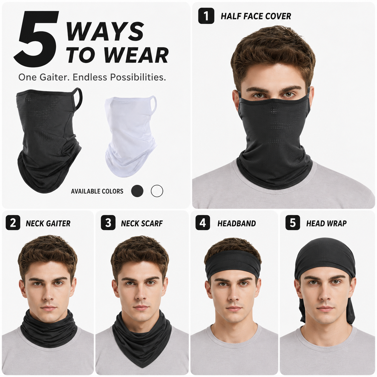 Breathable Quick-Dry Neck Gait - Respirator Half Face review and price