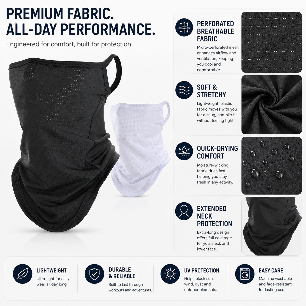 Breathable Quick-Dry Neck Gait - Respirator Half Face review and price