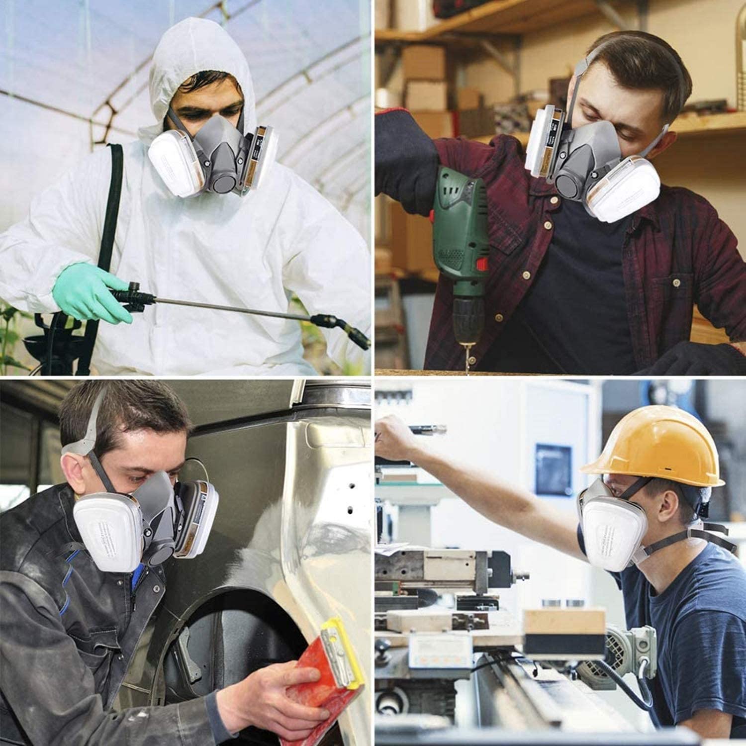 15in1 6200 Half Face Dust Gas  - Respirator Half Face review and price