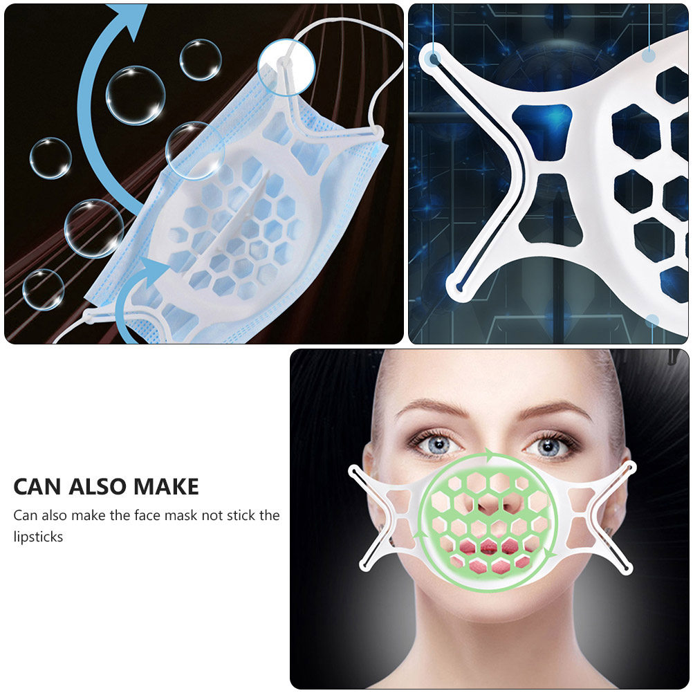 4Pcs Soft Flexible Silicone Ma - Silicone Mask Bracket review and price