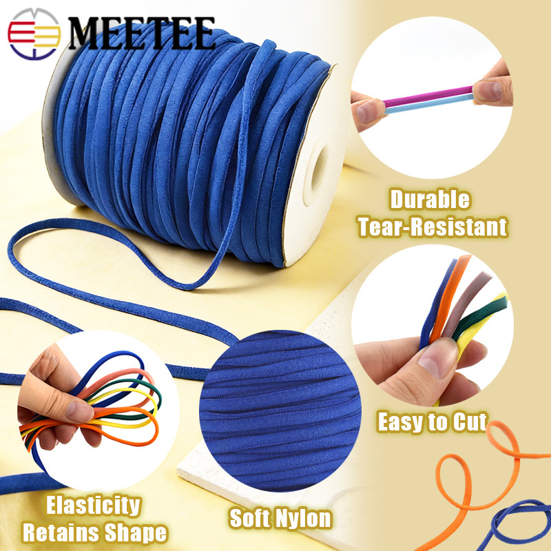 20/30M 3mm 5mm Elastic Cord Ro - Mask Lanyard Adjustable review and price