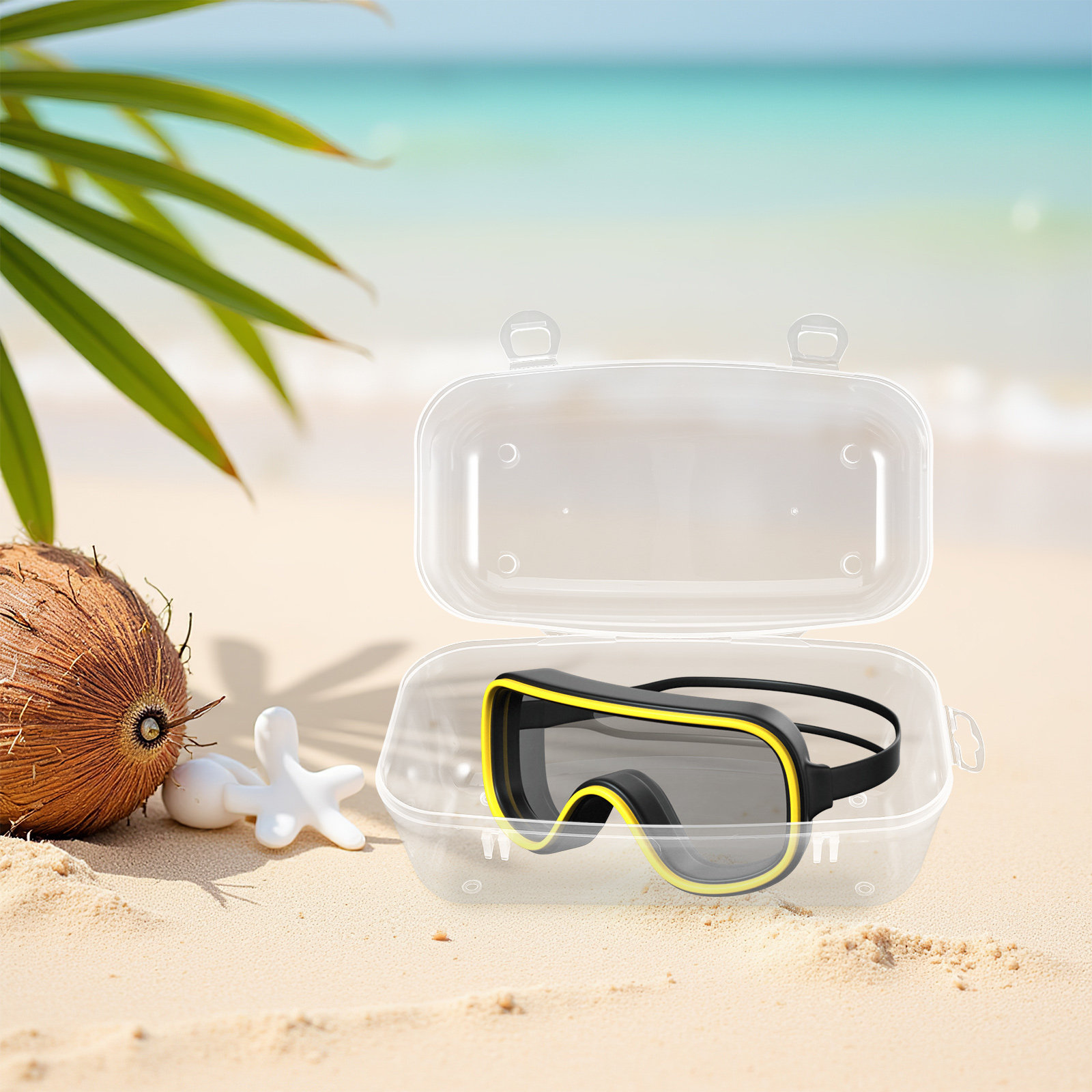 Diving Masks Case Portable Cle - Mask Case Hard Shell review and price