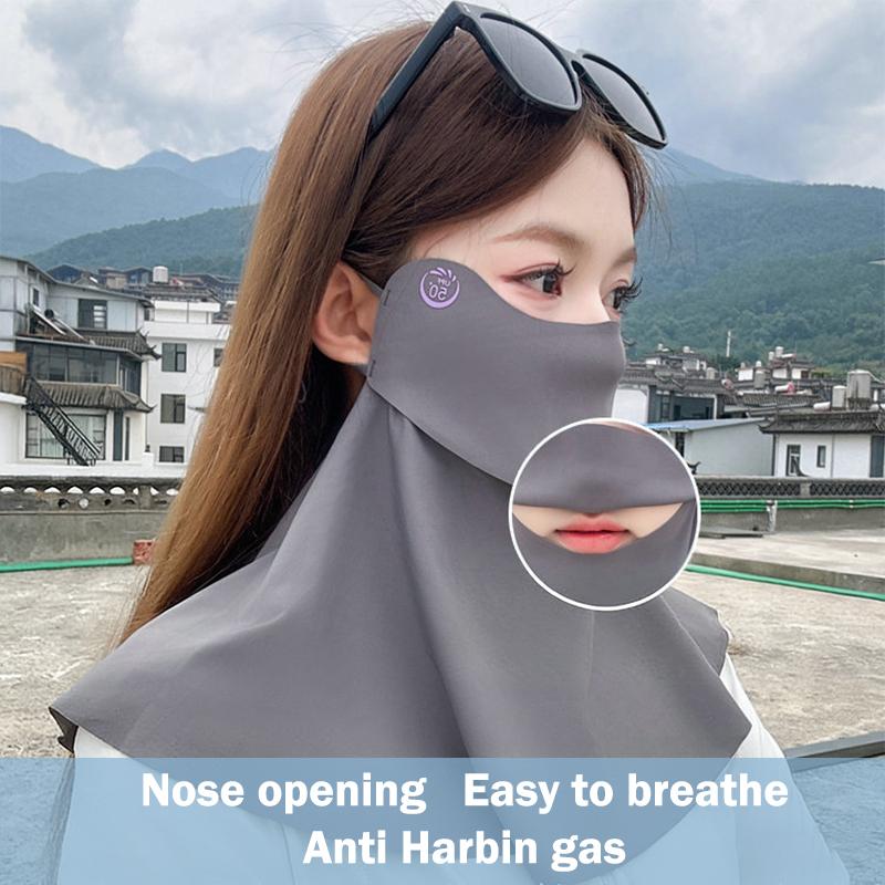 Summer Ice Silk Face Gini Full - Sports Mask Breathable review and price